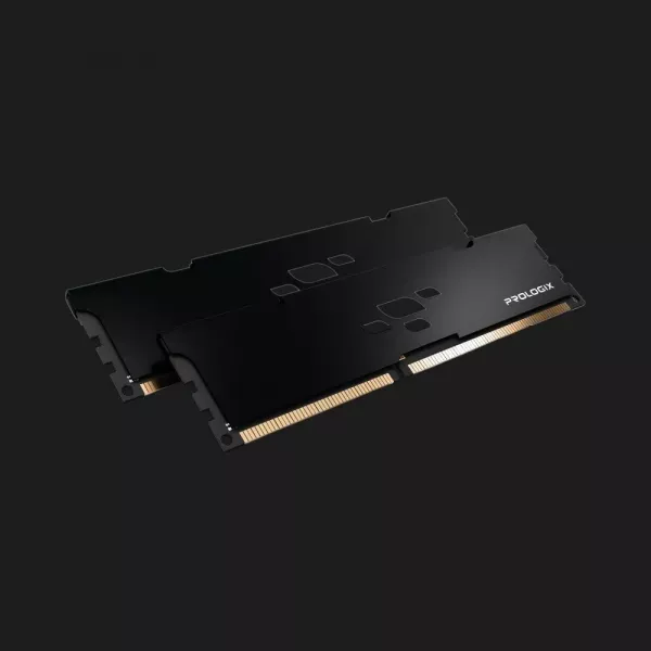 Оперативна памʼять Prologix Black DDR5 32GB 2x16GB 5600MHz (PRO32GB5600B5K)