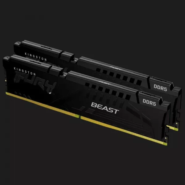 Оперативна памʼять Kingston Fury Beast DDR5 32GB 2x16GB 6000MHz (KF560C36BBE2K2-32)