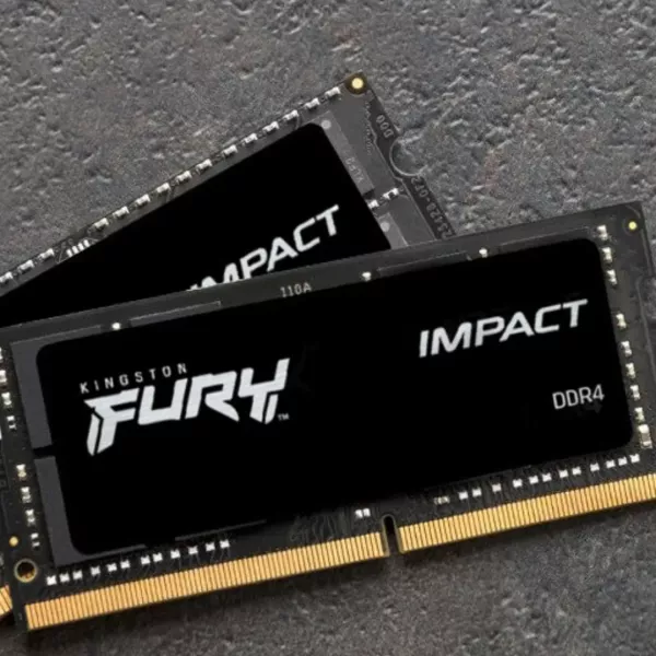 Оперативна памʼять Kingston Fury Impact DDR4 32GB 2x16GB 3200MHz (KF432S20IBK2/32)