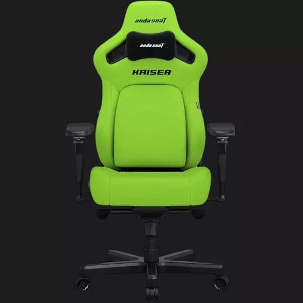 Крісло ігрове Anda Seat Kaiser 4 V2 XL PVC (Cyber Green) (UA)