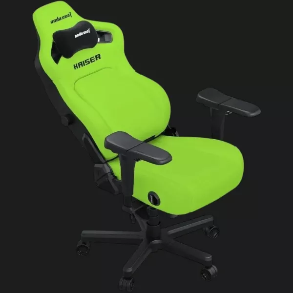 Крісло ігрове Anda Seat Kaiser 4 V2 XL PVC (Cyber Green) (UA)