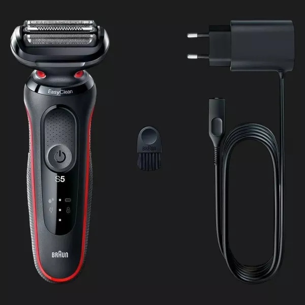 Електрична бритва BRAUN Series 5 Wet&Dry (51-R1000s) (Black/Red)