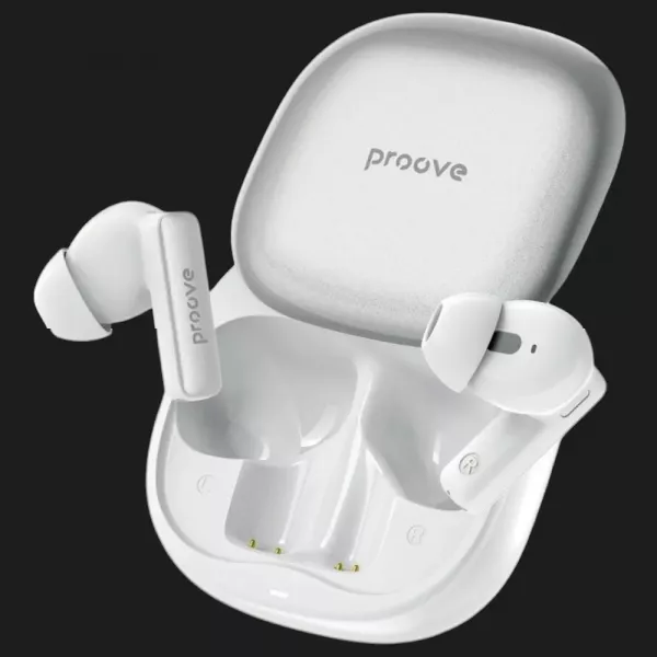 Навушники Proove NoLimit TWS with Hybrid ANC (White/Silver)