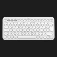 Клавiатура Logitech Pebble Keys 2 K380s (White) (UA)