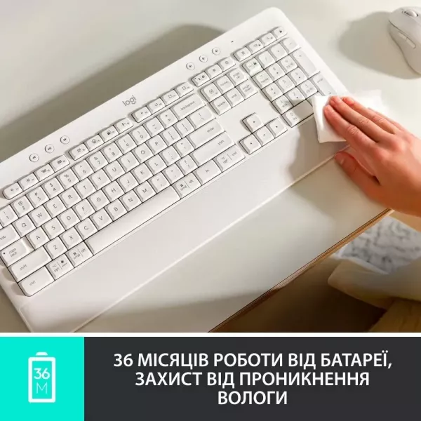 Клавiатура бездротова Logitech Signature K650 USB (Graphite) (UA)