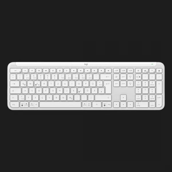 Клавiатура бездротова Logitech Signature Slim K950 USB (Off-White) (UA)