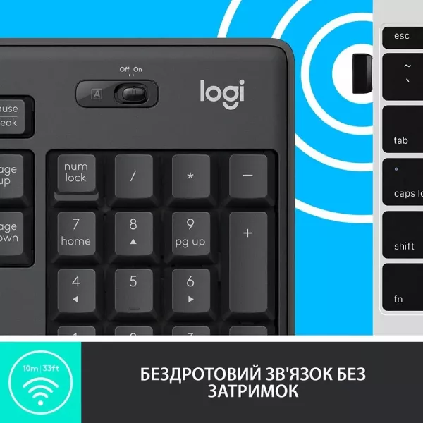 Комплект Logitech MK295 Combo (Black) (UA)