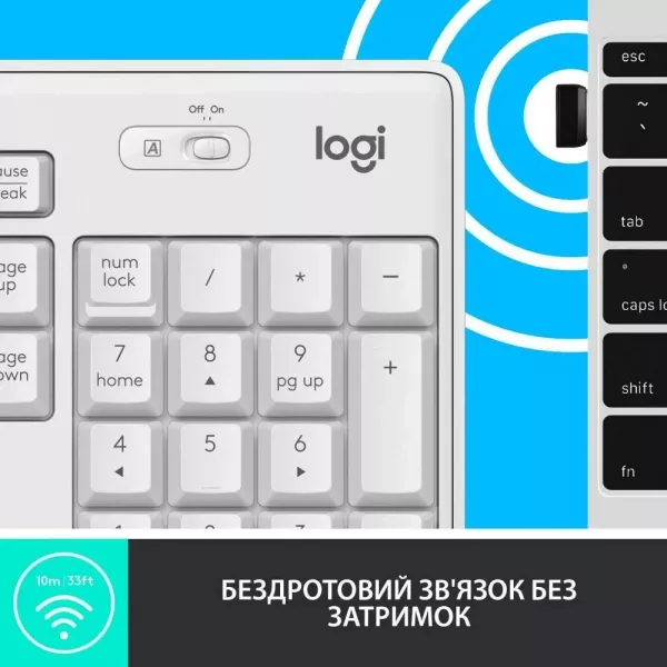 Комплект Logitech MK295 Combo (White) (UA)