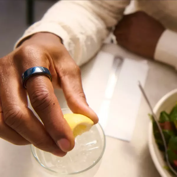 Смарт-кільце Oura Ring 4 Ceramic Midnight Size 10