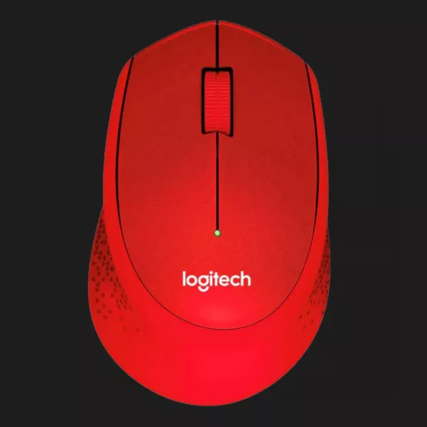 Миша бездротова Logitech M330 Silent Plus (Red) (UA)