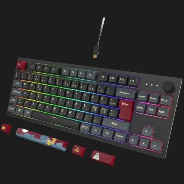 Клавіатура Montech MKey TKL Darkness Switch (Brown) (UA)