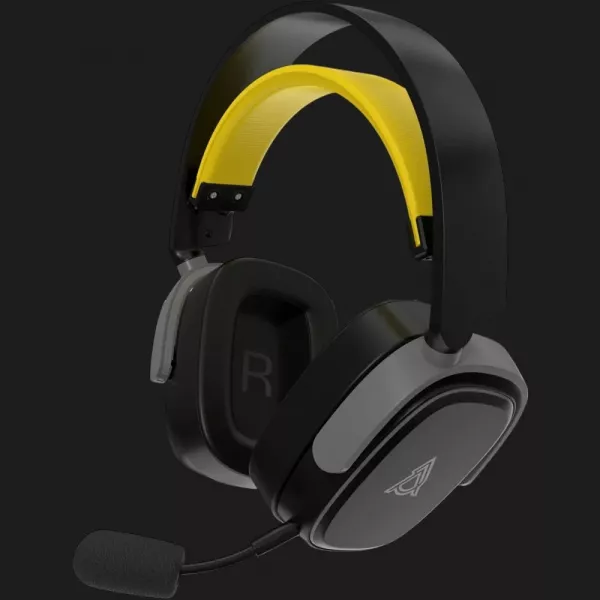 Гарнітура Ajazz AHM09 MAX (Black/Gray/Yellow) (UA)