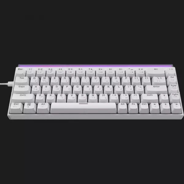 Клавіатура Ajazz NK68 Red switches (White) (UA)