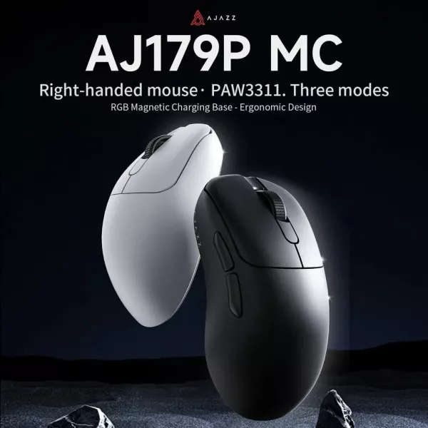 Ігрова миша Ajazz AJ179P MC (Black) (UA)