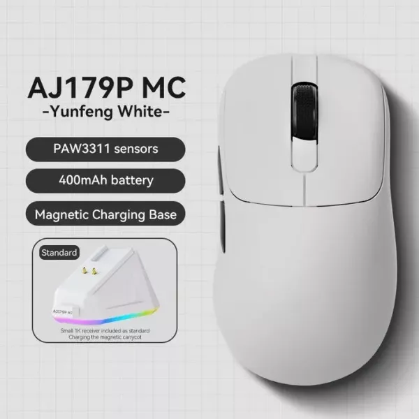 Ігрова миша Ajazz AJ179P MC (White) (UA)