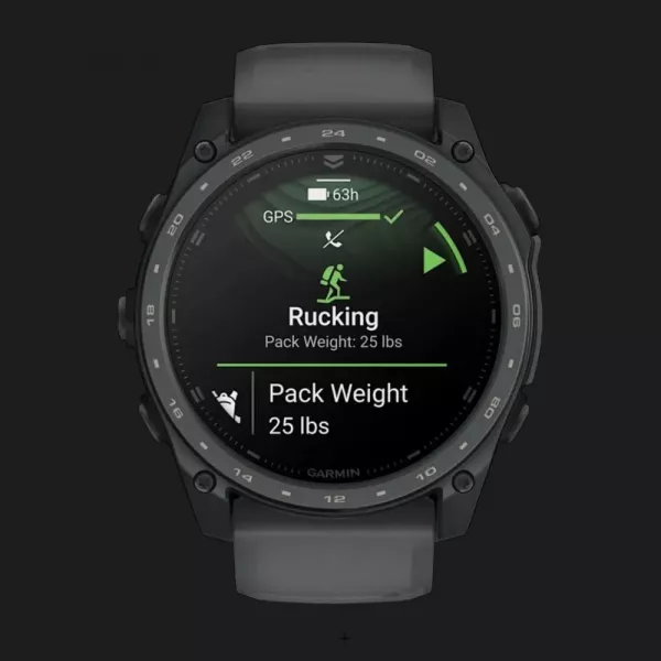 Garmin Tactix 8 51mm AMOLED Slate Gray Cerakote Coating Applied Ballistics Ultralight Solver