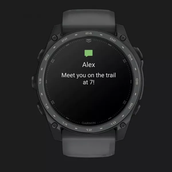 Garmin Tactix 8 51mm AMOLED Slate Gray Cerakote Coating Applied Ballistics Ultralight Solver