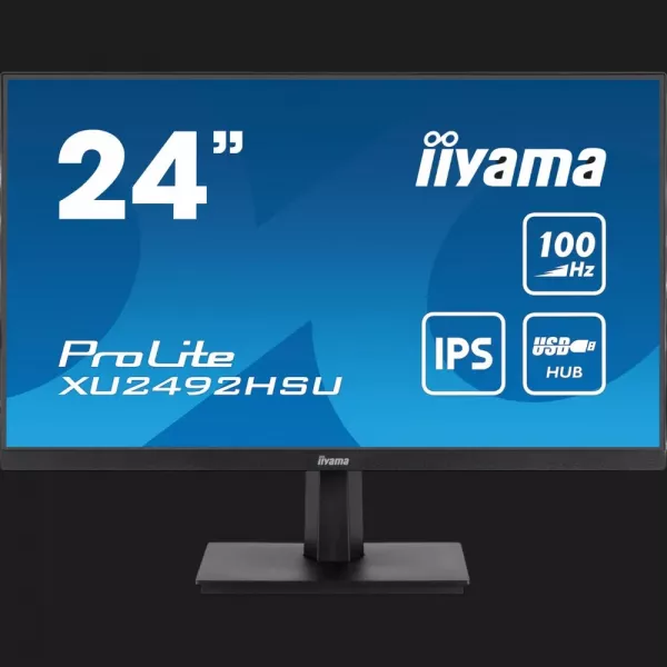Монітор iiyama 23.8" IPS 100Hz XU2492HSU-B6 (UA)