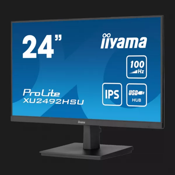 Монітор iiyama 23.8" IPS 100Hz XU2492HSU-B6 (UA)