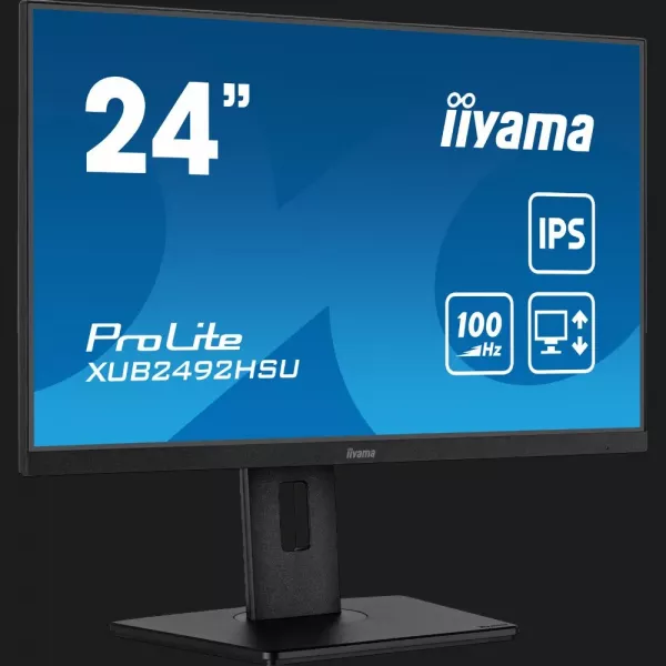 Монітор iiyama 23.8" IPS 100Hz XUB2492HSU-B6 (UA)