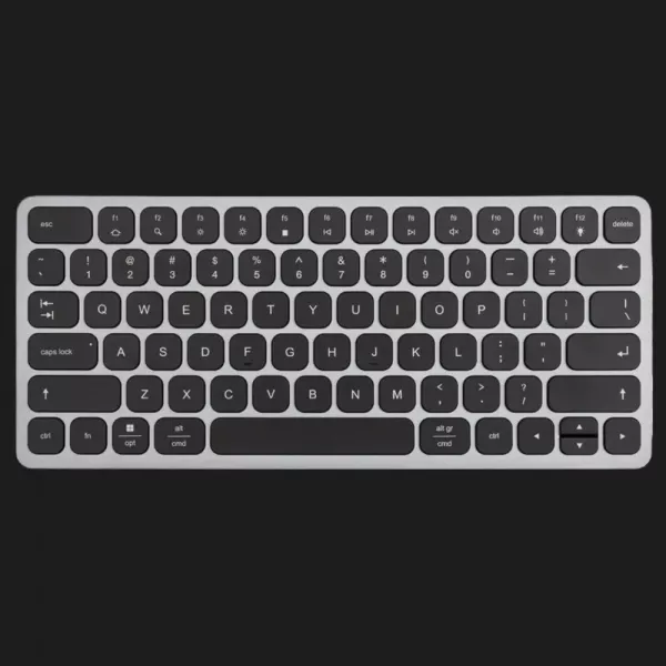 Клавіатура AXAGON HMC-KB 9 in 1 Layout USB (Silver/Black) (UA)