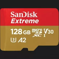 Карта пам'яті SanDisk Extreme A2 microSDXC 128Gb UHS-1 U3 V30 + adapter SD
