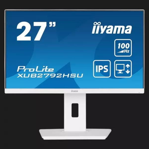 Монітор iiyama 27" IPS 100Hz XUB2792HSU-W6 (UA)