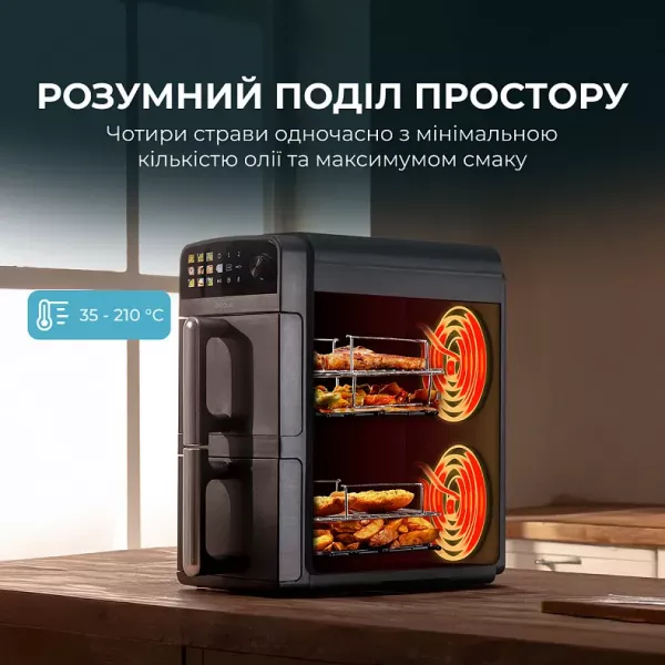 Мультипіч Cecotec Cecofry DuoLevel (Black)