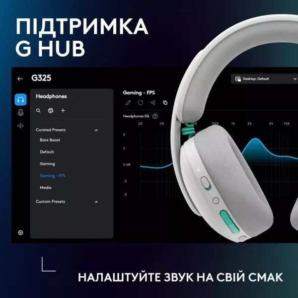 Гарнітура Logitech G325 Lightspeed Wireless (White) (UA)