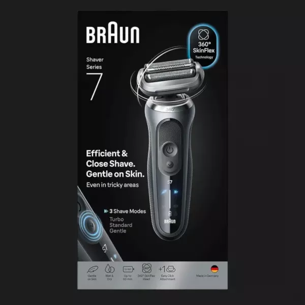 Електрична бритва BRAUN Series 7 Wet&Dry (72-G1200s) (Gray)