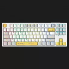 Клавіатура ігрова Bloody S87 (Energy White)