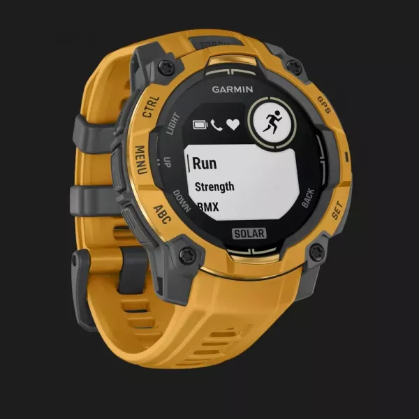 Garmin Instinct 3 45mm Solar Sunburst with Sunburst/Gray Band