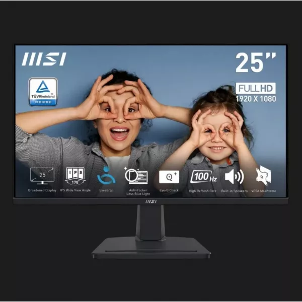 Монітор MSI 24.5" PRO MP252 IPS 100Hz (UA)