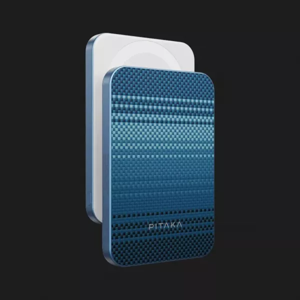 Зарядний пристрій Power Bank Pitaka Aramid Fiber Magnetic Qi2 (5000mAh) (Moonrise)