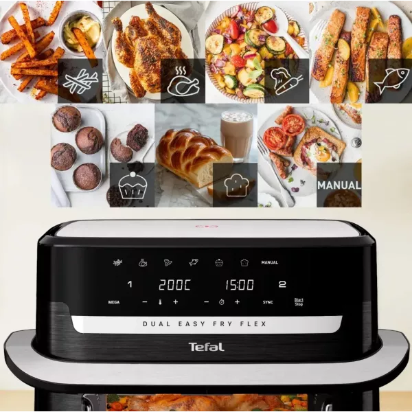 Мультипіч Tefal Dual Easy Fry Flex EY9228E0