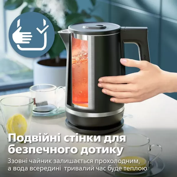 Електрочайник Philips Double Walled Kettle (HD9395/90)
