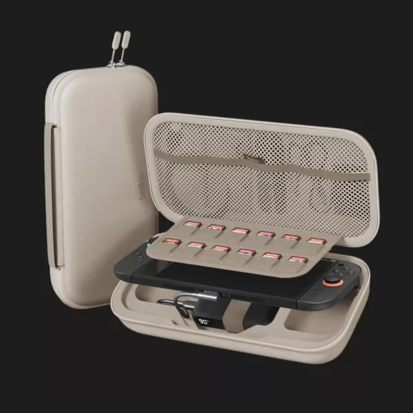 Чохол Belkin із акумулятором 10000мА для Nintendo Switch 2 (Sand)