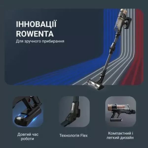 Акумуляторний пилосос Rowenta X-Force 14.80 Auto Animal (RH9B74WO)