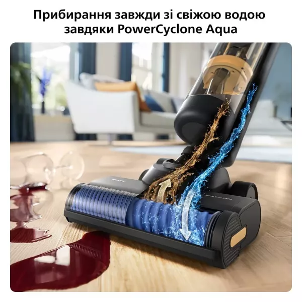 Акумуляторний пилосос Philips AquaTrio XW7264/11