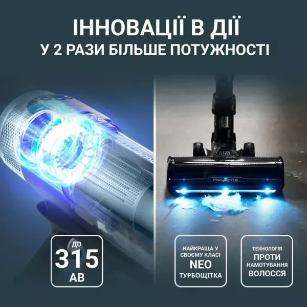 Акумуляторний пилосос Rowenta X-Force Flex 16.60 Aqua Animal (RH9CD9E0)