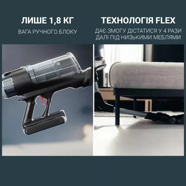 Акумуляторний пилосос Rowenta X-Force Flex 16.60 Aqua Animal (RH9CD9E0)