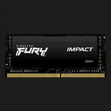 Оперативна памʼять Kingston Fury Impact SO-DIMM DDR4 8GB 1x8GB 3200MHz (KF432S20IB/8)