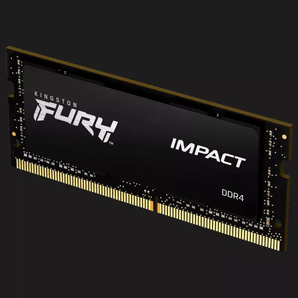 Оперативна памʼять Kingston Fury Impact SO-DIMM DDR4 8GB 1x8GB 3200MHz (KF432S20IB/8)
