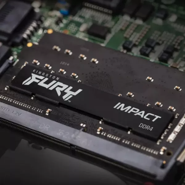 Оперативна памʼять Kingston Fury Impact SO-DIMM DDR4 8GB 1x8GB 3200MHz (KF432S20IB/8)