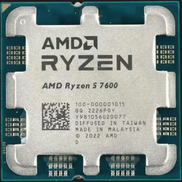 Процесор AMD Ryzen 5 7600 sAM5 MPK (100-100001015MPK)