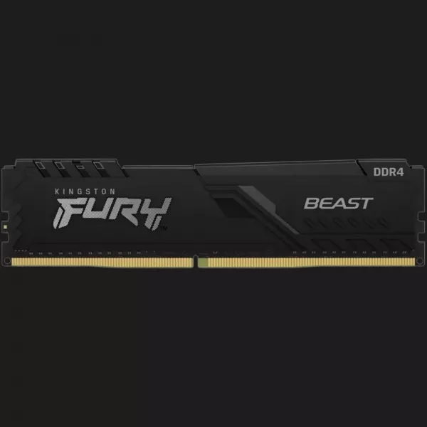 Оперативна памʼять Kingston Fury Beast DDR4 16GB 2x8GB 3200MHz (KF432C16BBK2/16WP)