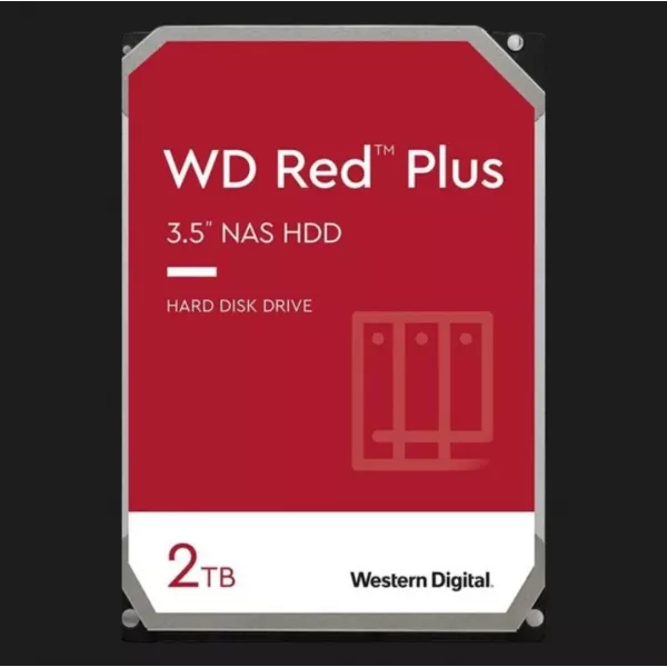 Жорсткий диск Western Digital Red Plus 2TB 3.5