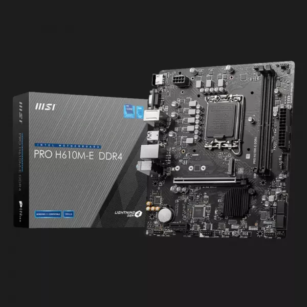 Материнська плата MSI PRO H610M-E DDR4 (PRO H610M-E DDR4)