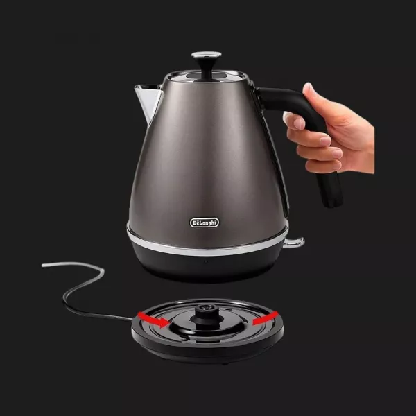 Електрочайник DeLonghi KBIN 2001 TB (Distinta Titanium)