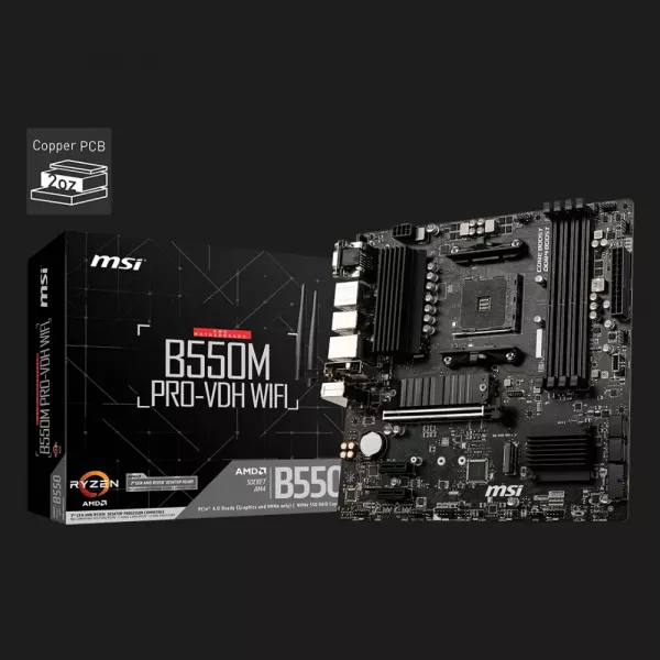 Материнська плата MSI B550M PRO-VDH WIFI (B550M PRO-VDH WIFI)